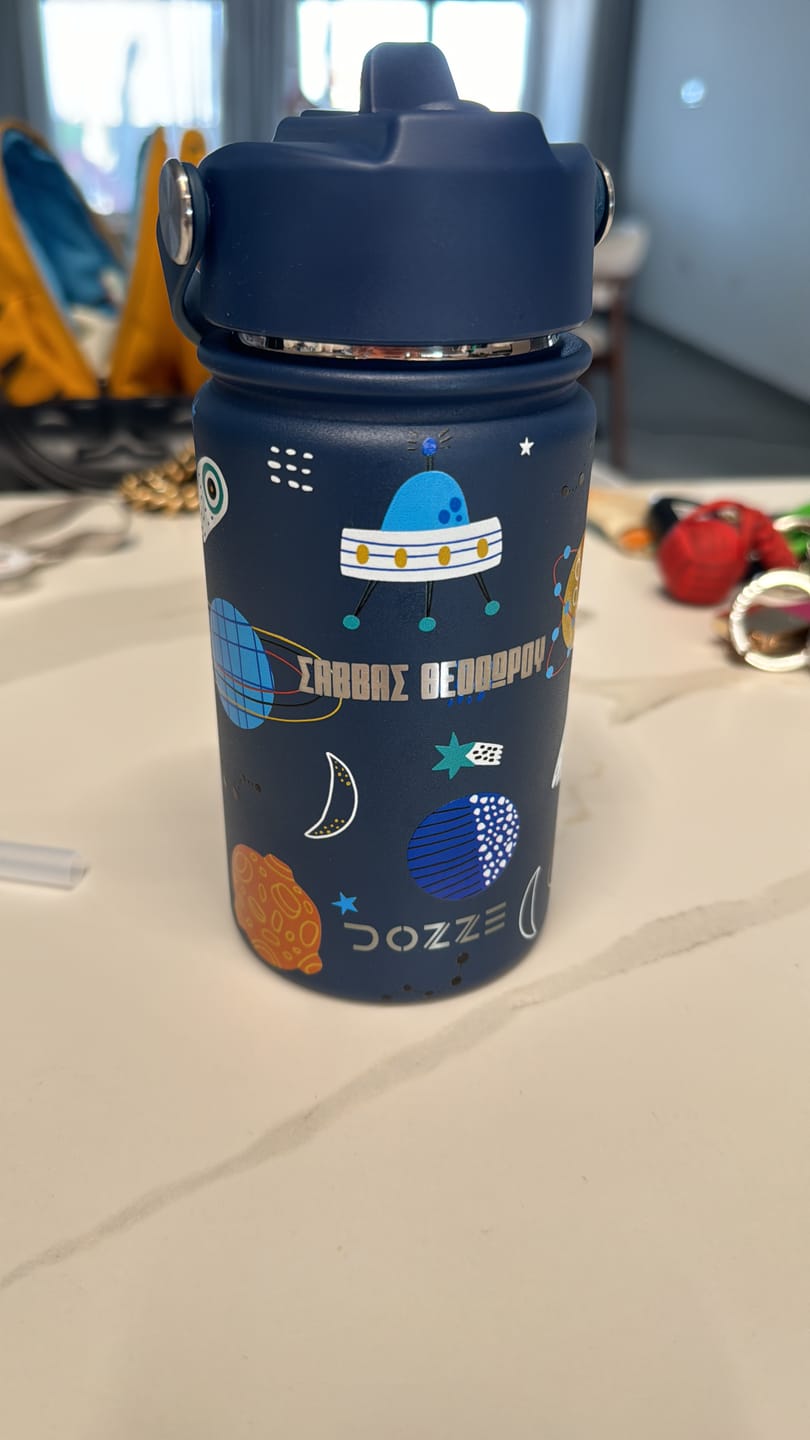 Customer photo review of DOZZE Kids Water Bottle | 355ml