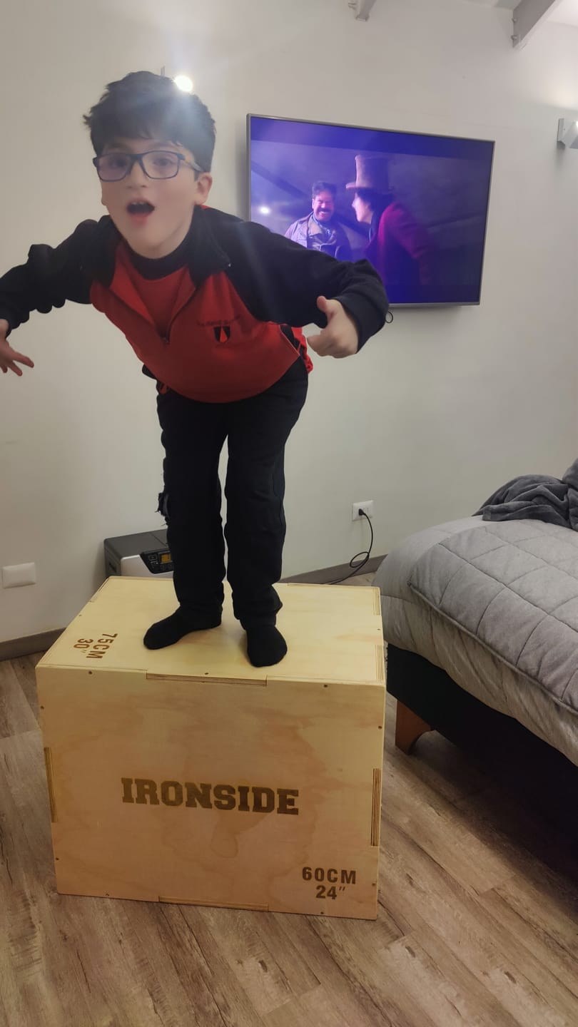 Customer photo review of Cajón Pliométrico IRONSIDE