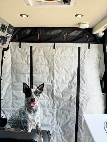 Customer photo review of Sprinter Storyteller - Cab Partition