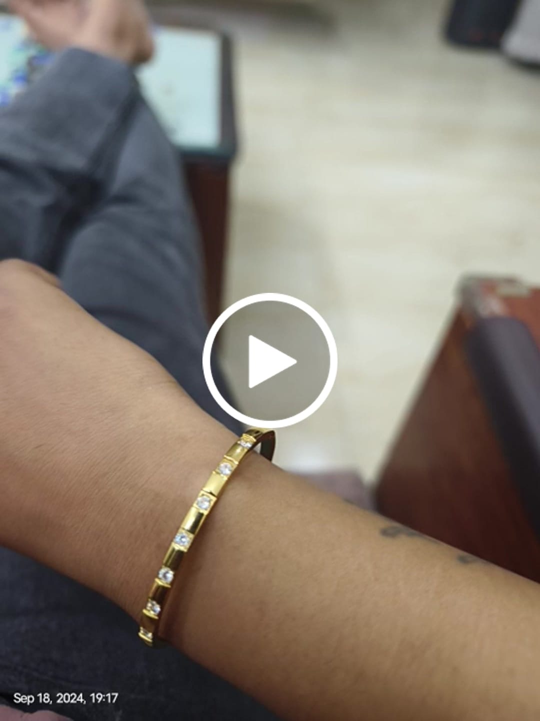 Customer video review of Twilight Treasure Bangle Bracelet