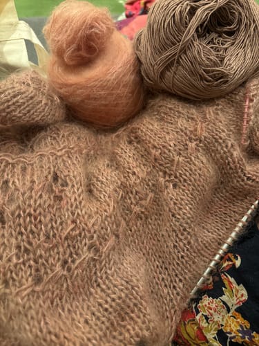 Customer photo review of Mohair Lace