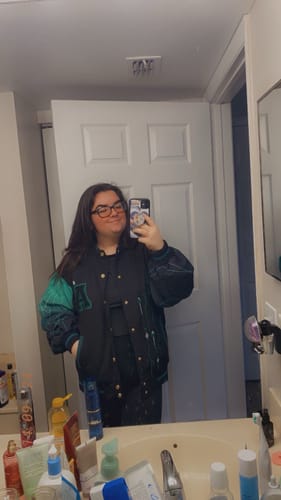 Customer photo review of Genshin Varsity Jacket Preorder
