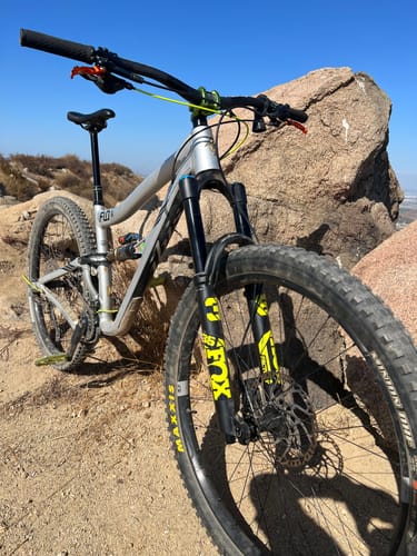 Customer photo review of Fox 36 Factory Fork Decal - CLEARANCE