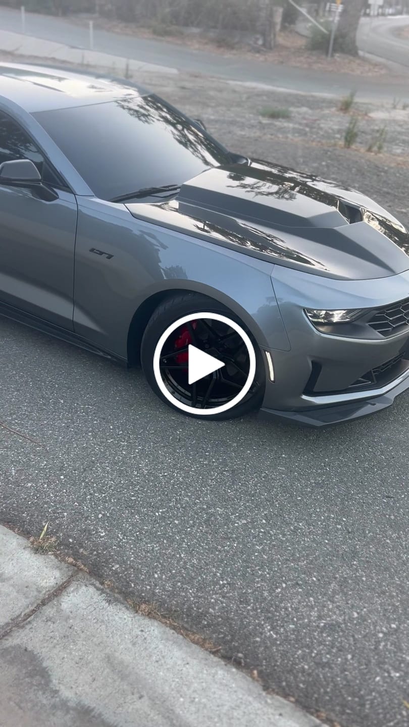 Customer video review of Camaro ZL1 Conversion Front Splitter & Side Skirts