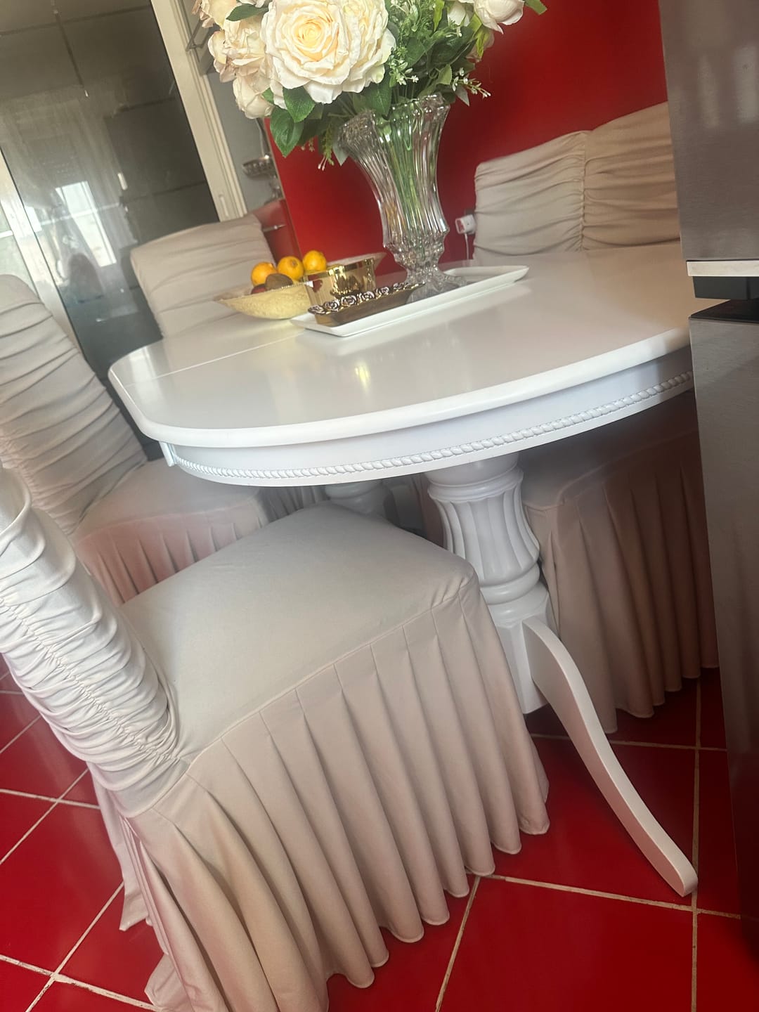 Customer photo review of Masa extensibila JOSEPH, alb, 150/190x90x77 cm