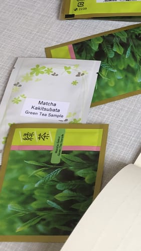 Customer photo review of Matcha tea sampler 8 pack