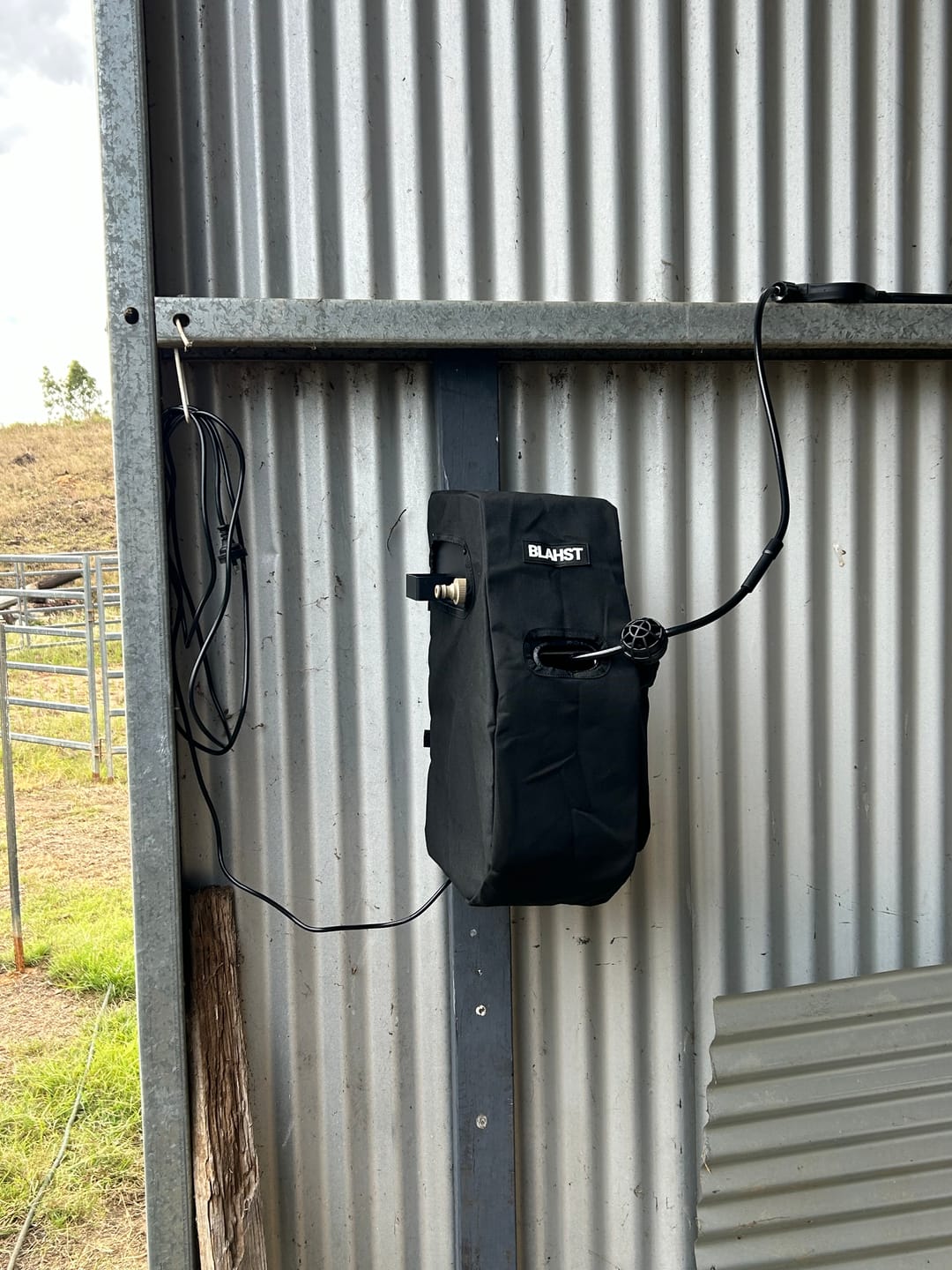 Customer photo review of R18 Wall-Mounted Pressure Washer