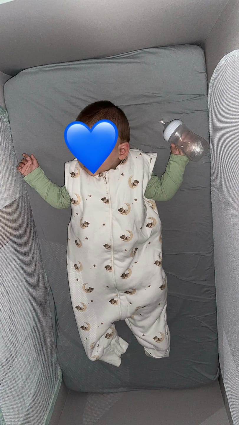 Customer photo review of Schlafsack mit Füßen 2.5 TOG