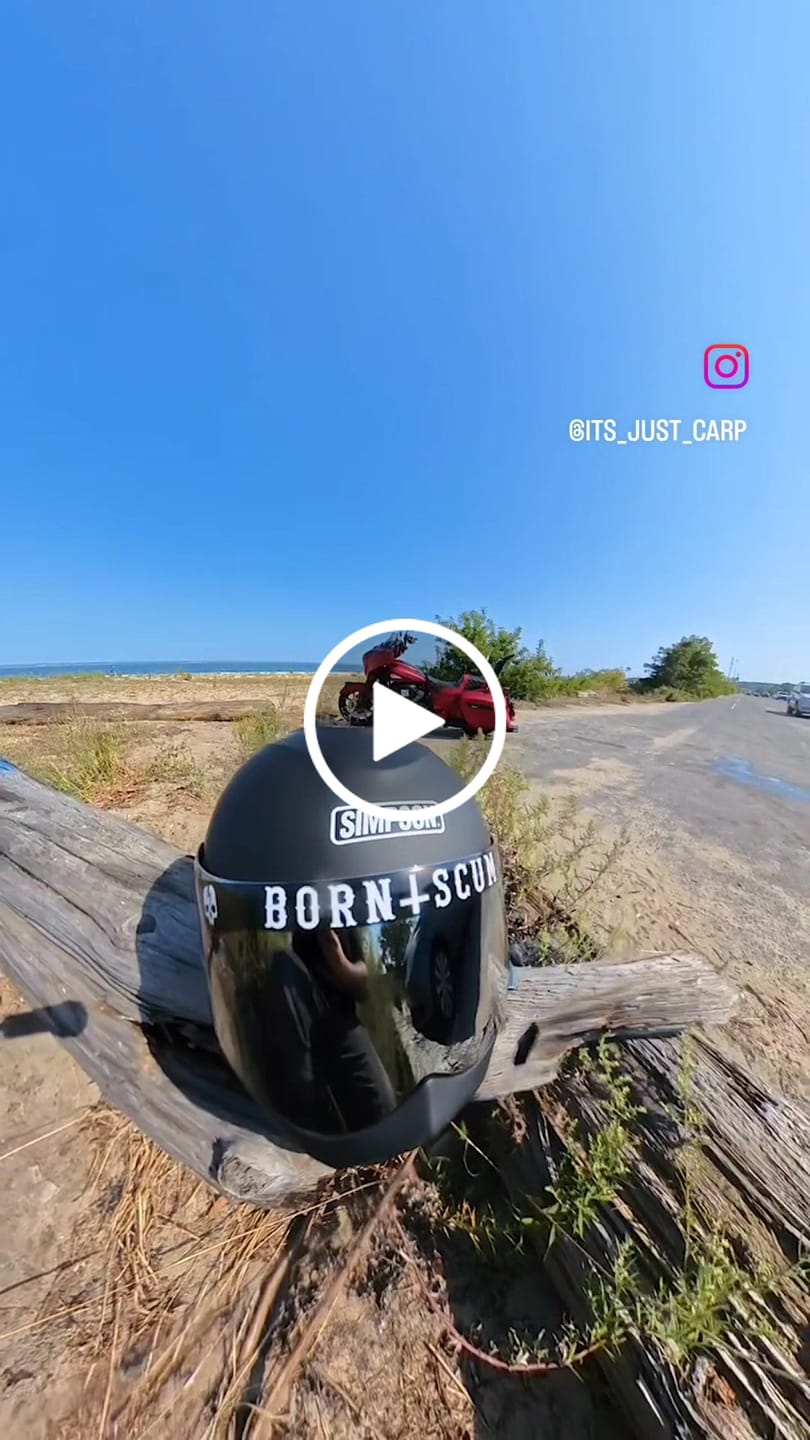 Customer video review of INVERTED LOGO HELMET VISOR