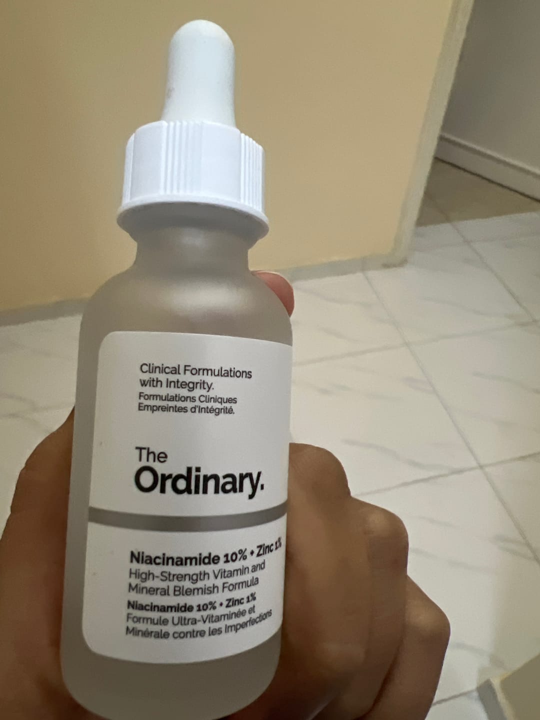 Customer photo review of اورديناري سيرم نياسيناميد 10٪ + زنك 1٪