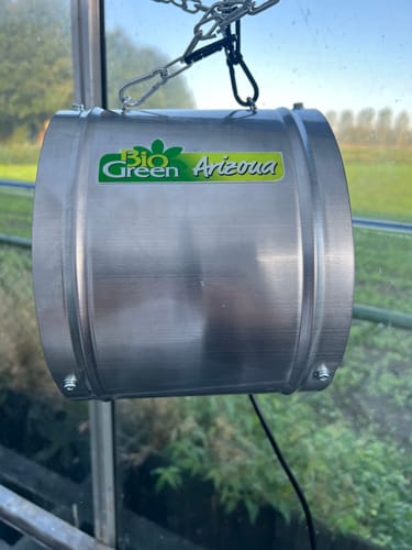 Customer photo review of Gewächshausventilator Arizona mit 31 Watt und 420 m³/h Luftumwälzung