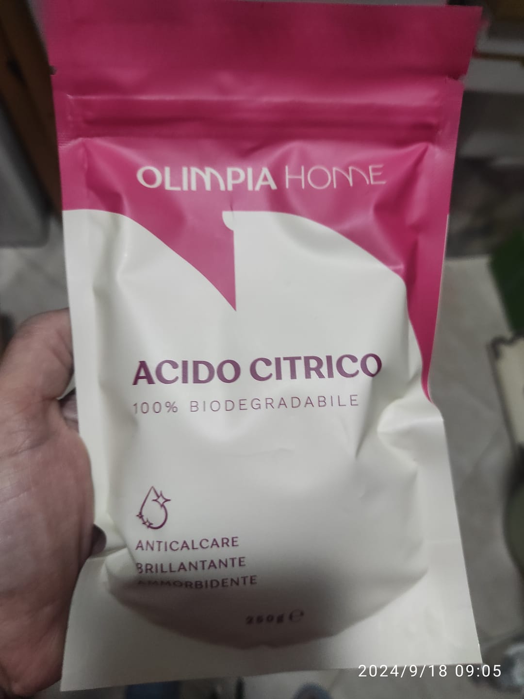Customer photo review of Acido Citrico Anidro OH