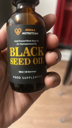 Customer photo review of Black Seed Oil (60ml)