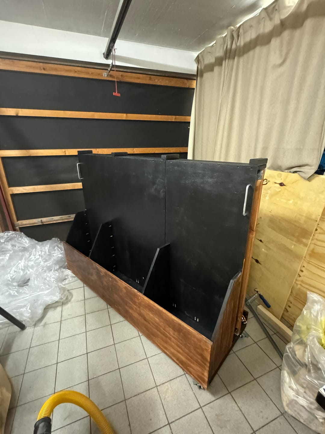 Customer photo review of Compact Wood Storage Cart Plans - Digital Download