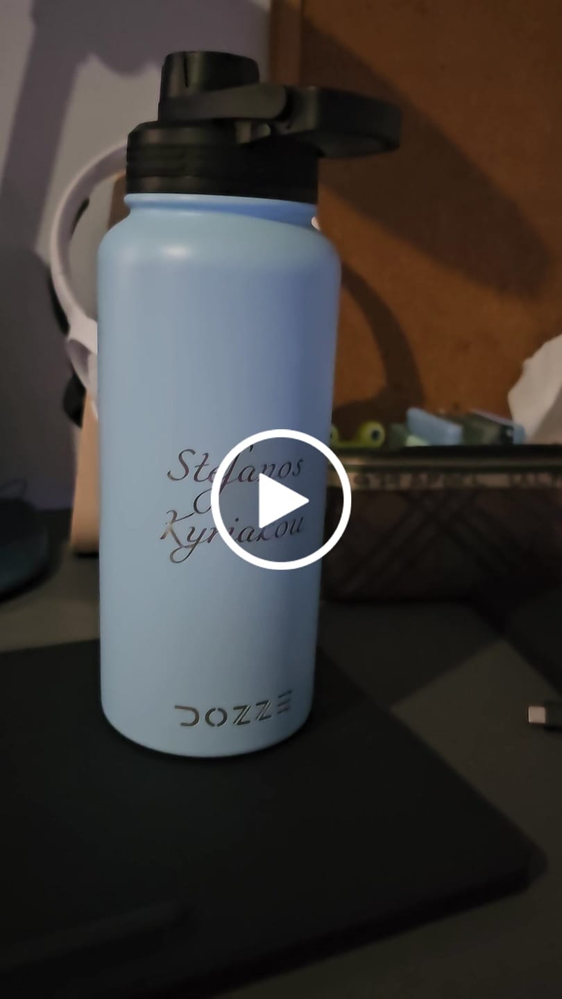 Customer video review of DOZZE Adventurer Water Bottle