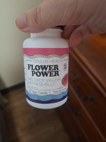 Customer photo review of Flower Power® 'She Juicy' Vaginal Moisture Supplement (60ct/ea)