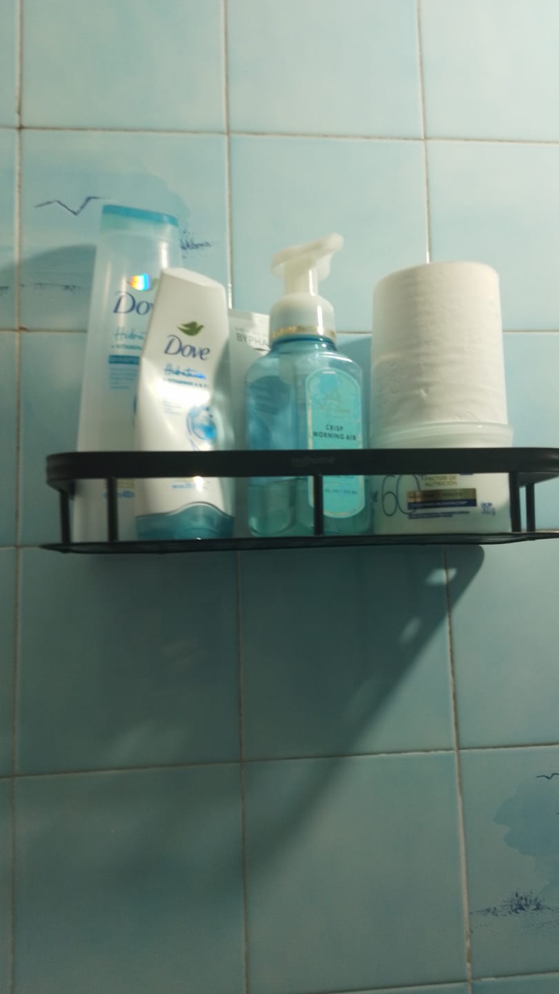 Customer photo review of Estante Organizador Winsen de Aluminio Milhome