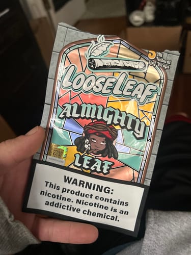Customer photo review of Chief Keef “Almighty Leaf” LooseLeaf 5-Pack Wraps (40 Count)