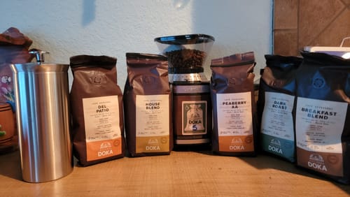 Customer photo review of Café Hacienda Doka House Blend