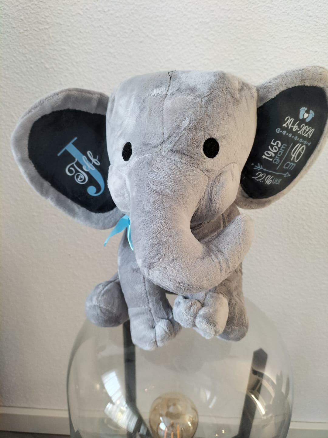 Customer photo review of Knuffelolifant - Baby-Knuffel