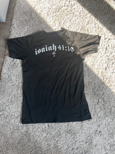 Customer photo review of Isaiah 41:10 Compression Shirt