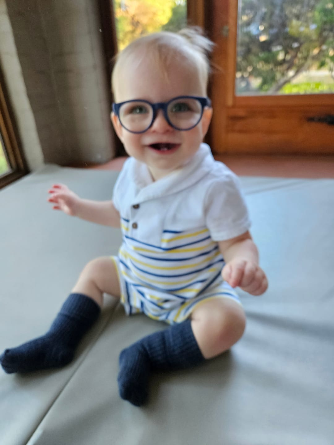 Customer photo review of Wool Socks, Baby and Toddler, Blue