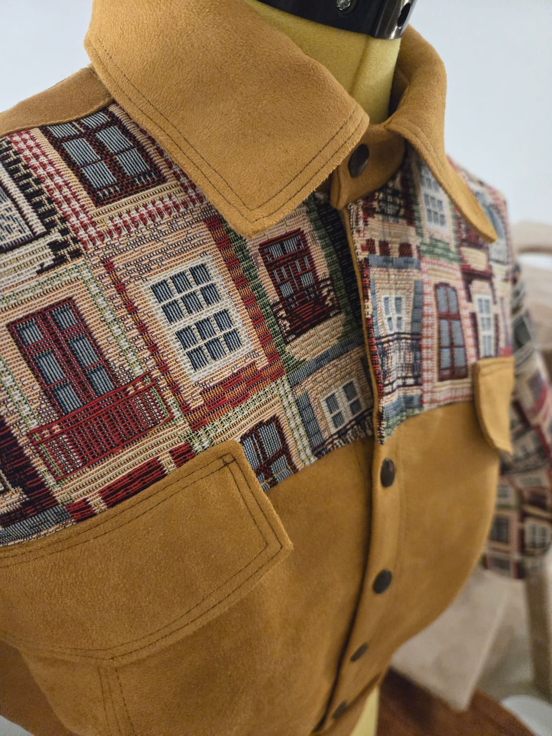 Customer photo review of Lisbon Houses Tapestry Fabric