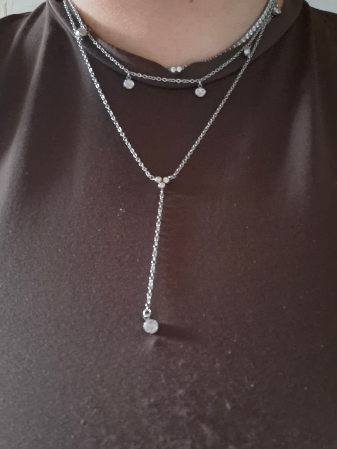 Customer photo review of Alessia Halskette | 18K vergoldet
