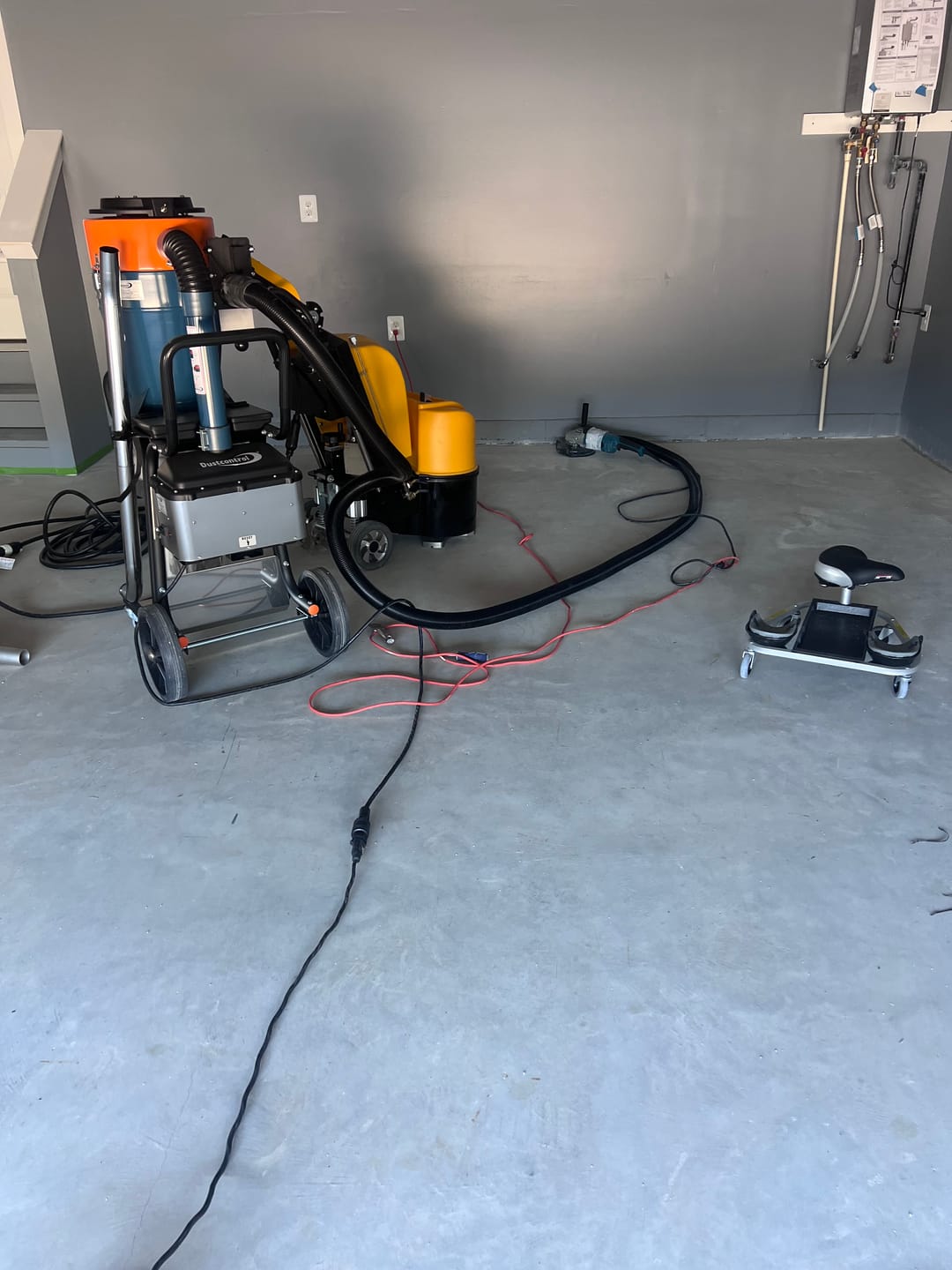 Customer photo review of Epoxy Floor Kit - Rockhard USA 3 Gal. Kit