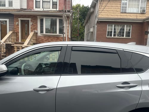 Customer photo review of Fit 2019-2022 Acura RDX In-Channel Vent Window Visors Rain Sun Wind Guards Shade Deflectors