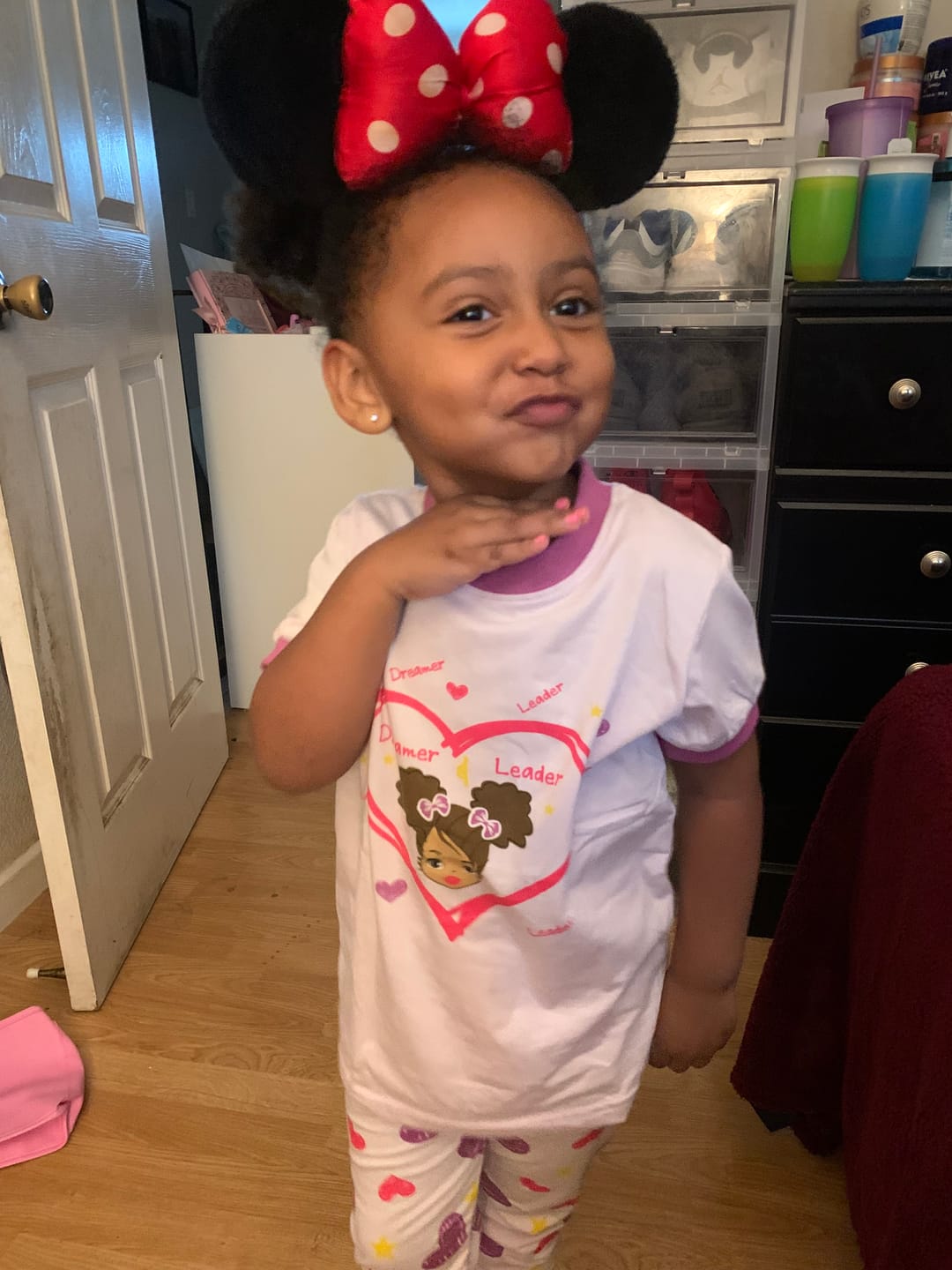 Customer photo review of DREAMER LEADER GIRL PAJAMA 2 PC SET SIZE TODDLER 2T - 14