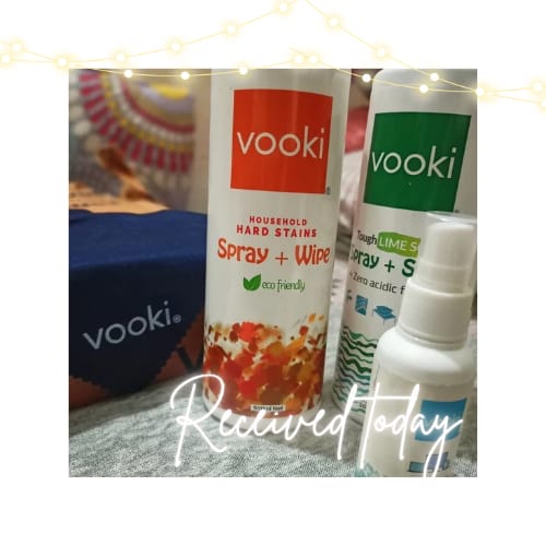 Customer photo review of Hard Stain Spray + Wipe and Tough Limescale\Descaler - Spray and Scrub | Combo