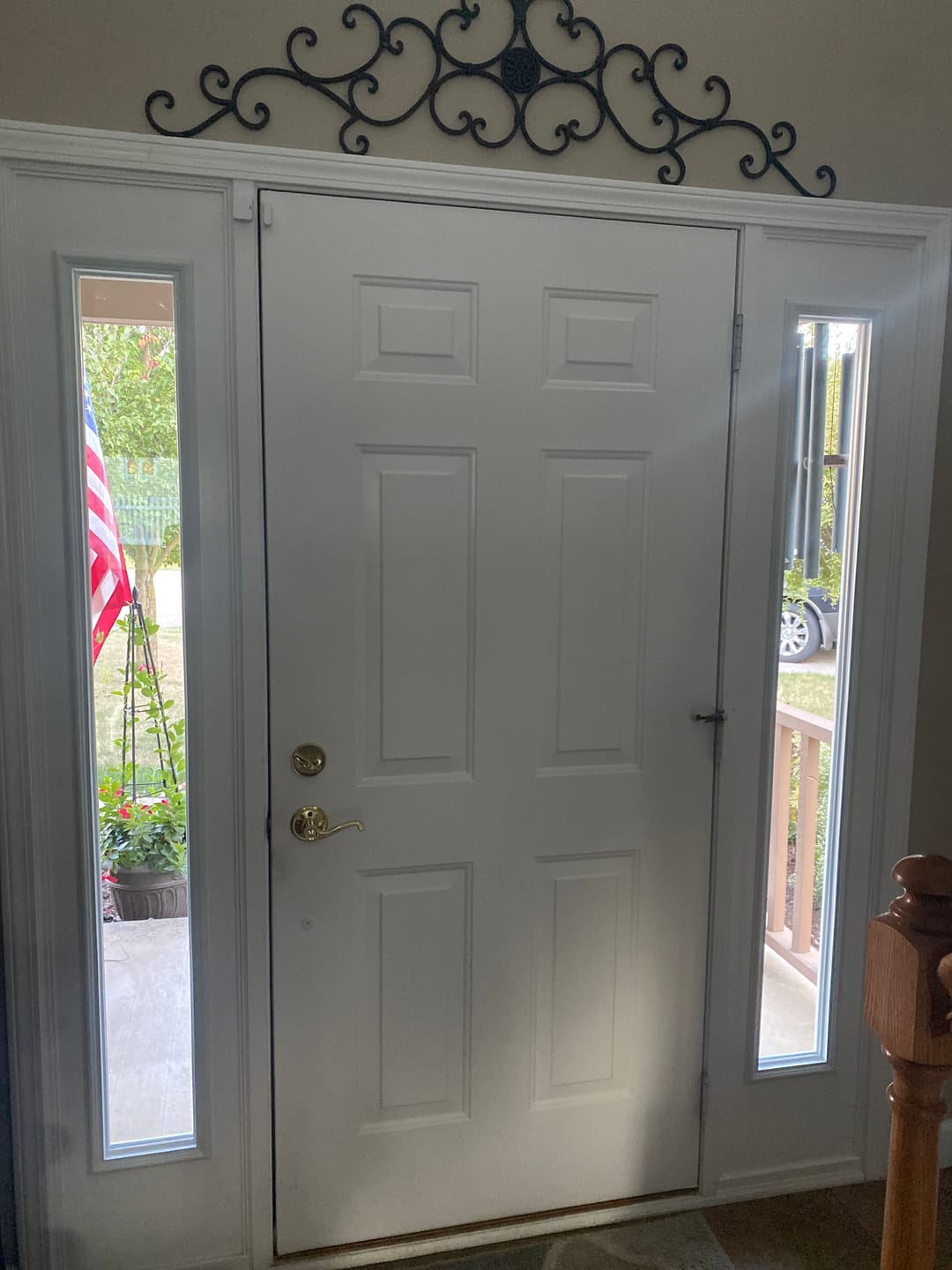 Customer photo review of Clear 1 Lite Glass and Frame Kit (Full Sidelite)