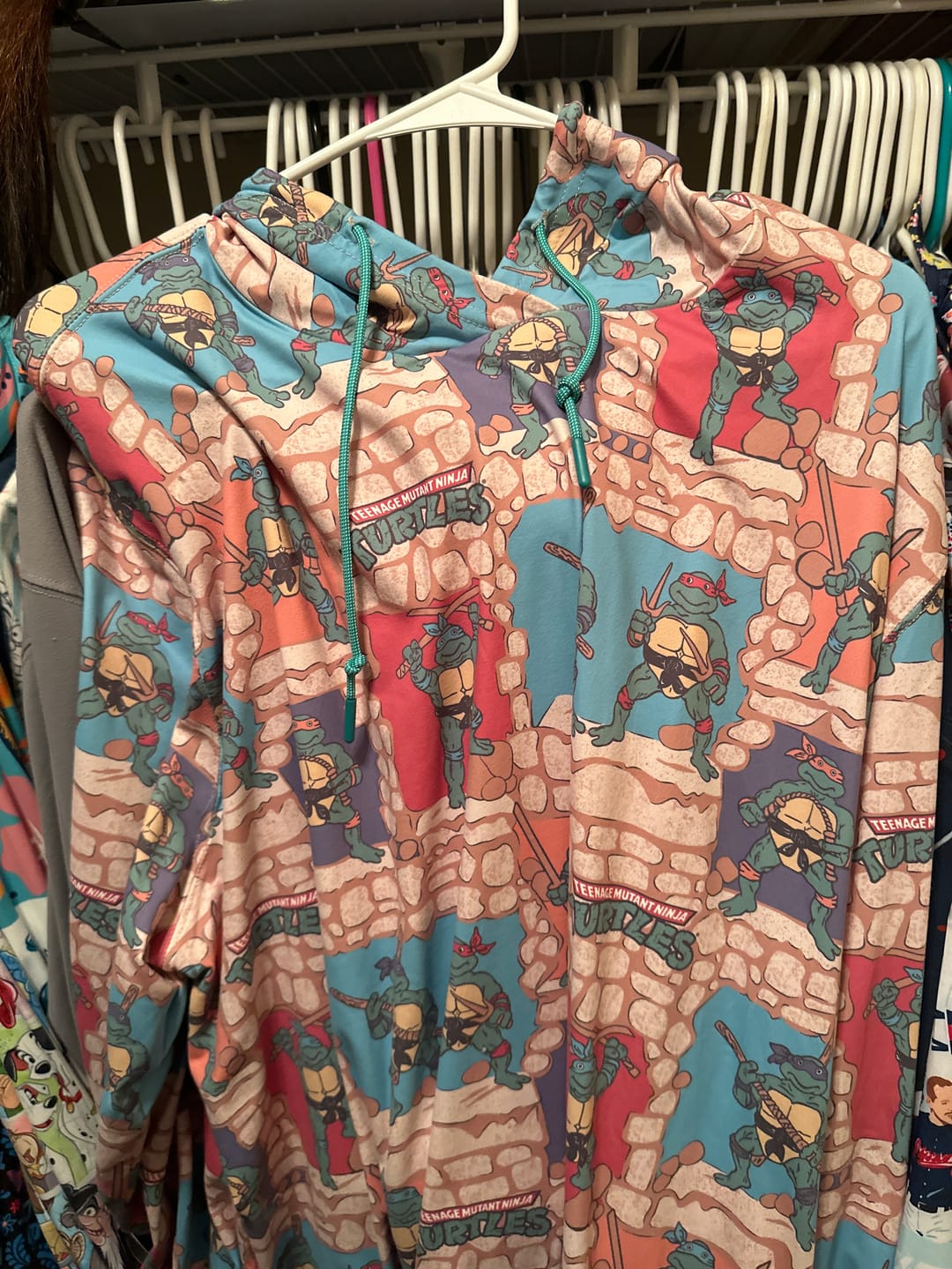 Customer photo review of Teenage Mutant Ninja Turtles "Cowabunga Covers" – Performance Hoodie