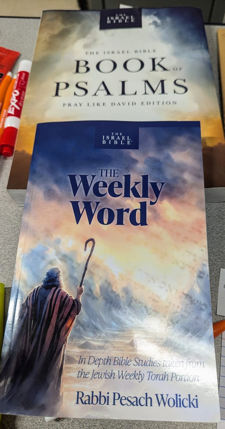 Customer photo review of The Weekly Word: In Depth Bible Studies taken from the Jewish Weekly Torah Portion