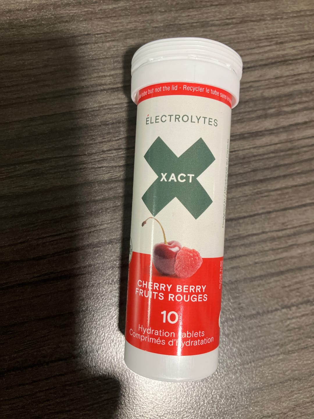 Customer photo review of XACT ELECTROLYTES -  sport hydration tabs