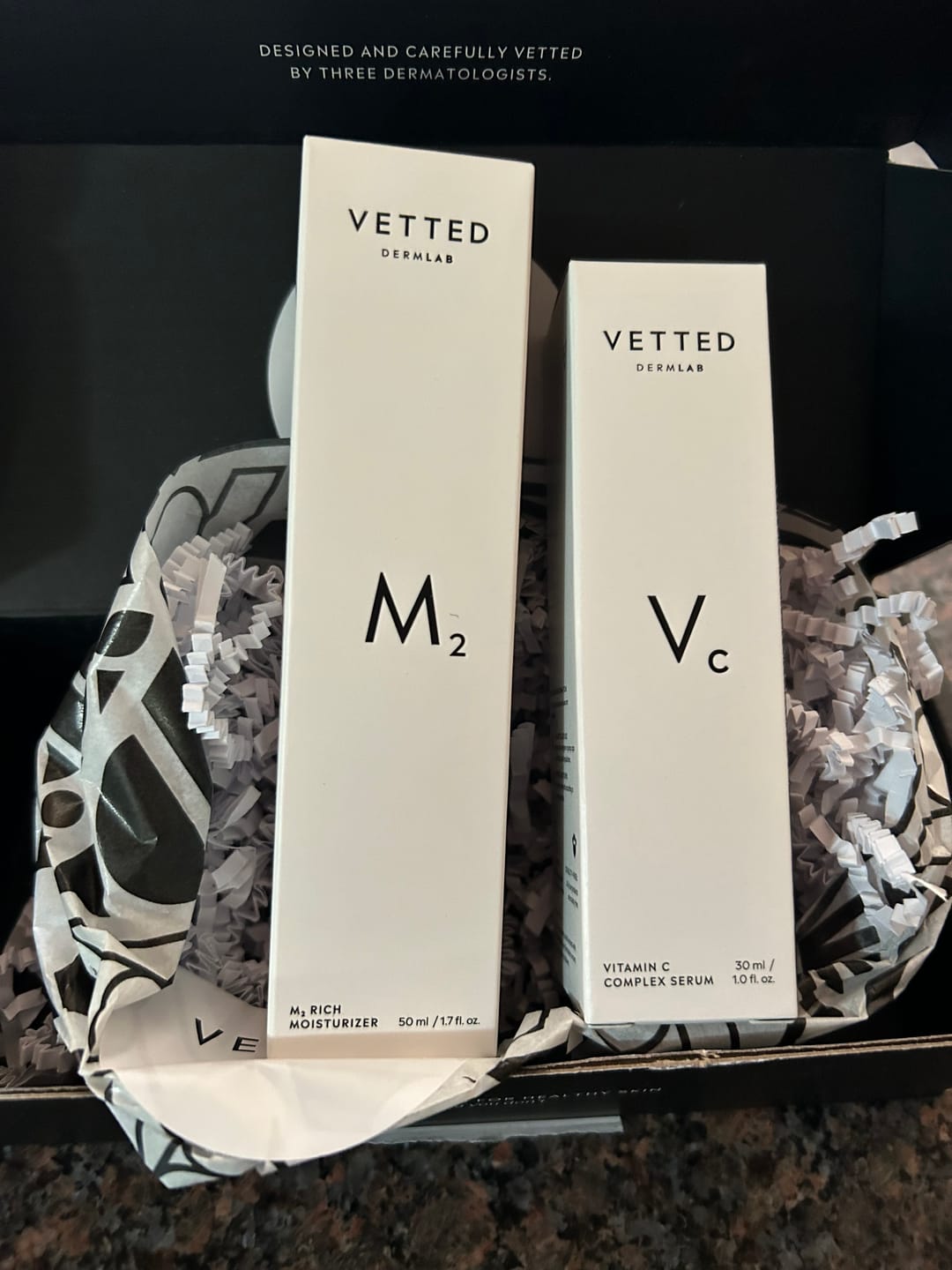 Customer photo review of M₂ Rich Moisturizer