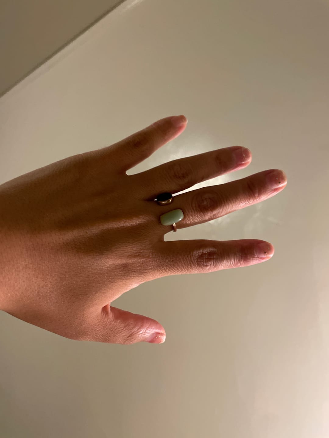 Customer photo review of Aquamarine Wrap Ring