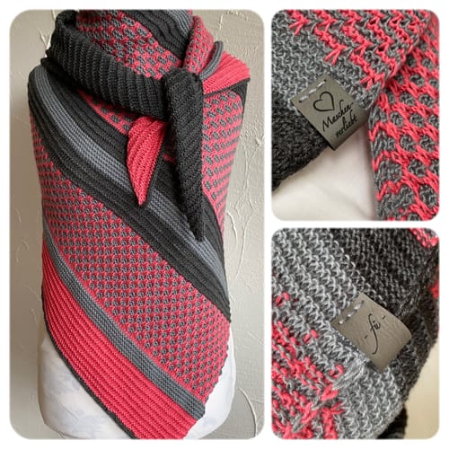 Customer photo review of Personalisierte Faltlabels aus Kunstleder - 60 x 20 mm - Labels mit Wunschname