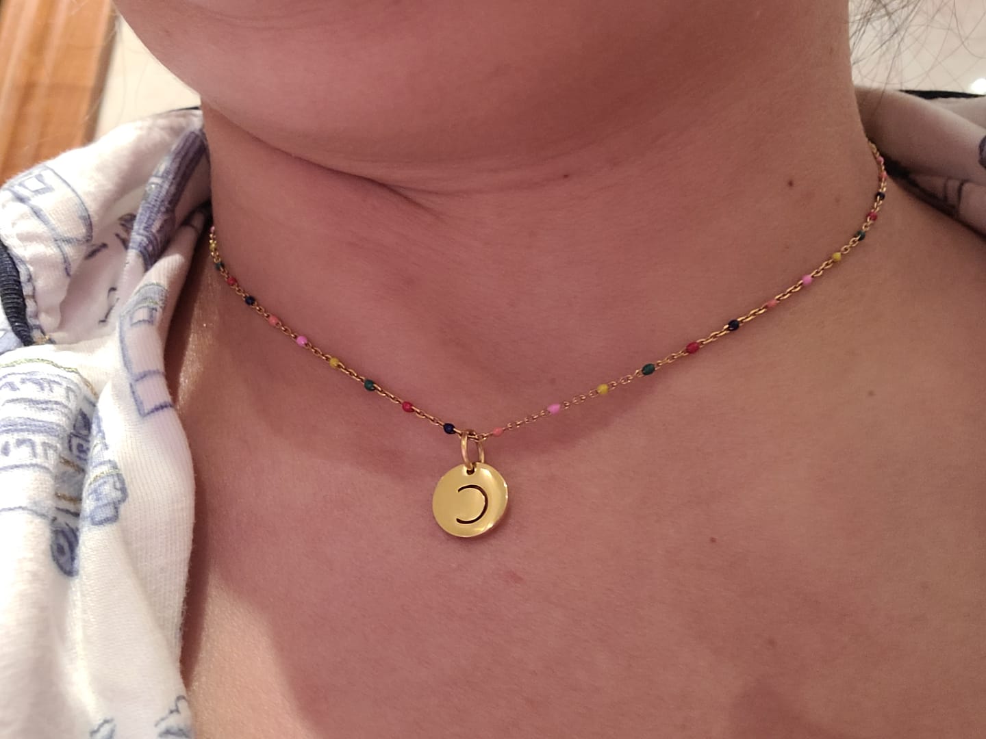 Customer photo review of Collar Letras ABC
