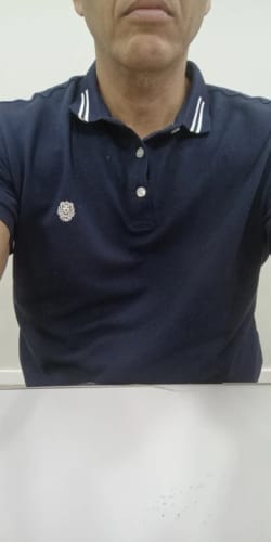 Customer photo review of POLO LEONCELLO: PURE COTTON MUSCLE POLO