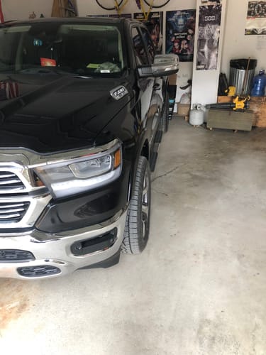 Customer photo review of Wheel Spacers 6X5.5 Hubcentric 1.5 inch for 2019-2023 RAM 1500 Real Forged