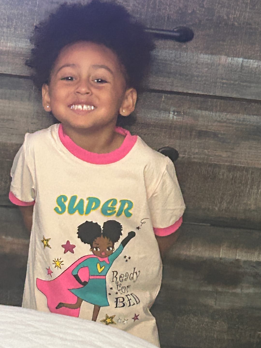 Customer photo review of SUPER READY FOR BED GIRL PAJAMA 2 PC SET TODDLER 2T - 14