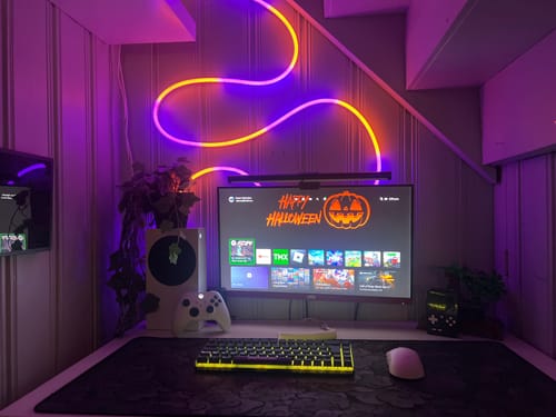 Customer photo review of Cloud Black | Mousepad