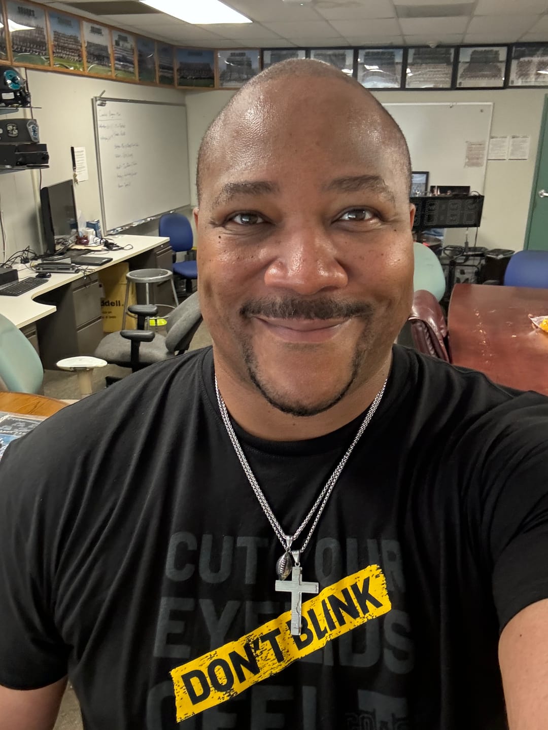 Customer photo review of Coach T "Don't Blink" Tee - Unisex