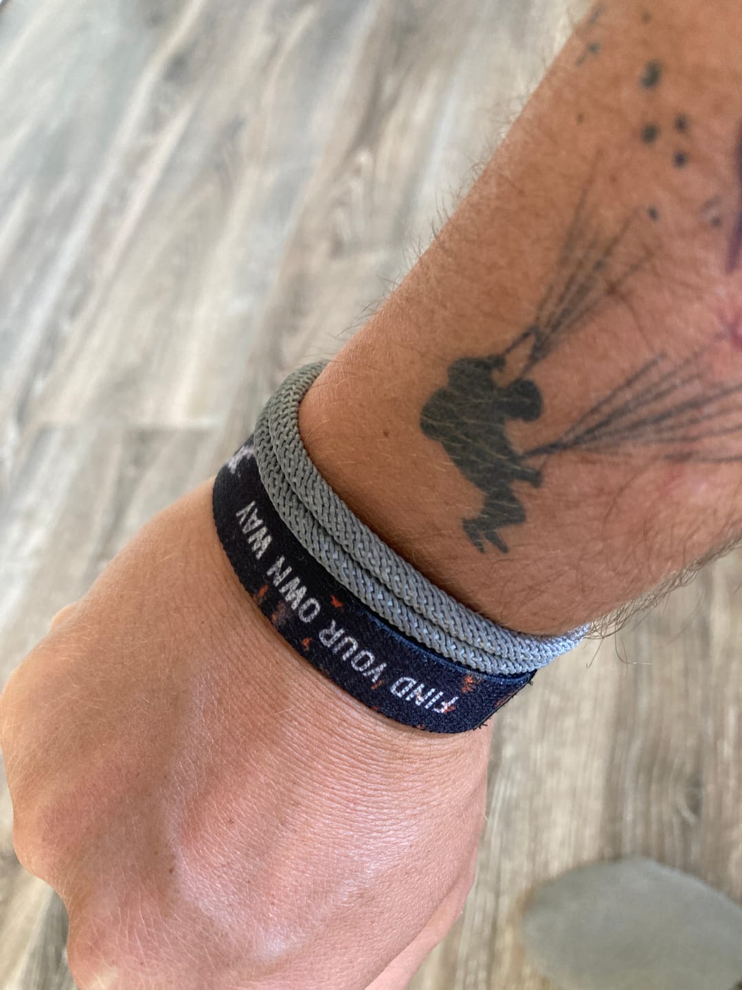 Customer photo review of Push Your Limits - Elastisches Armband