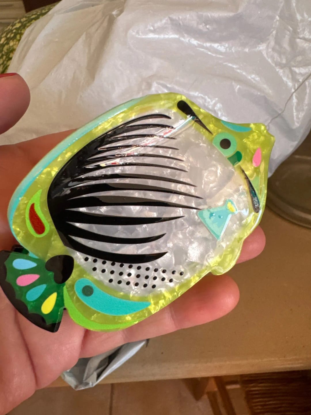 Customer photo review of Aquatic Claw Clip