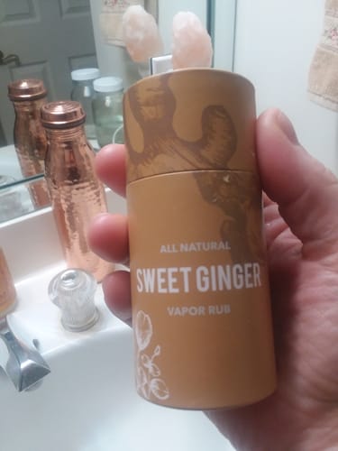 Customer photo review of North Carolina Sweet Ginger Rub