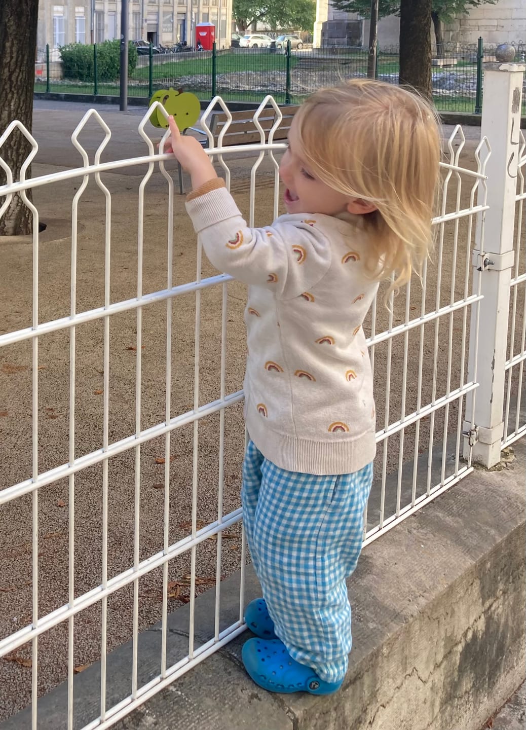 Customer photo review of Blue Moon Reversible Pull On Trousers
