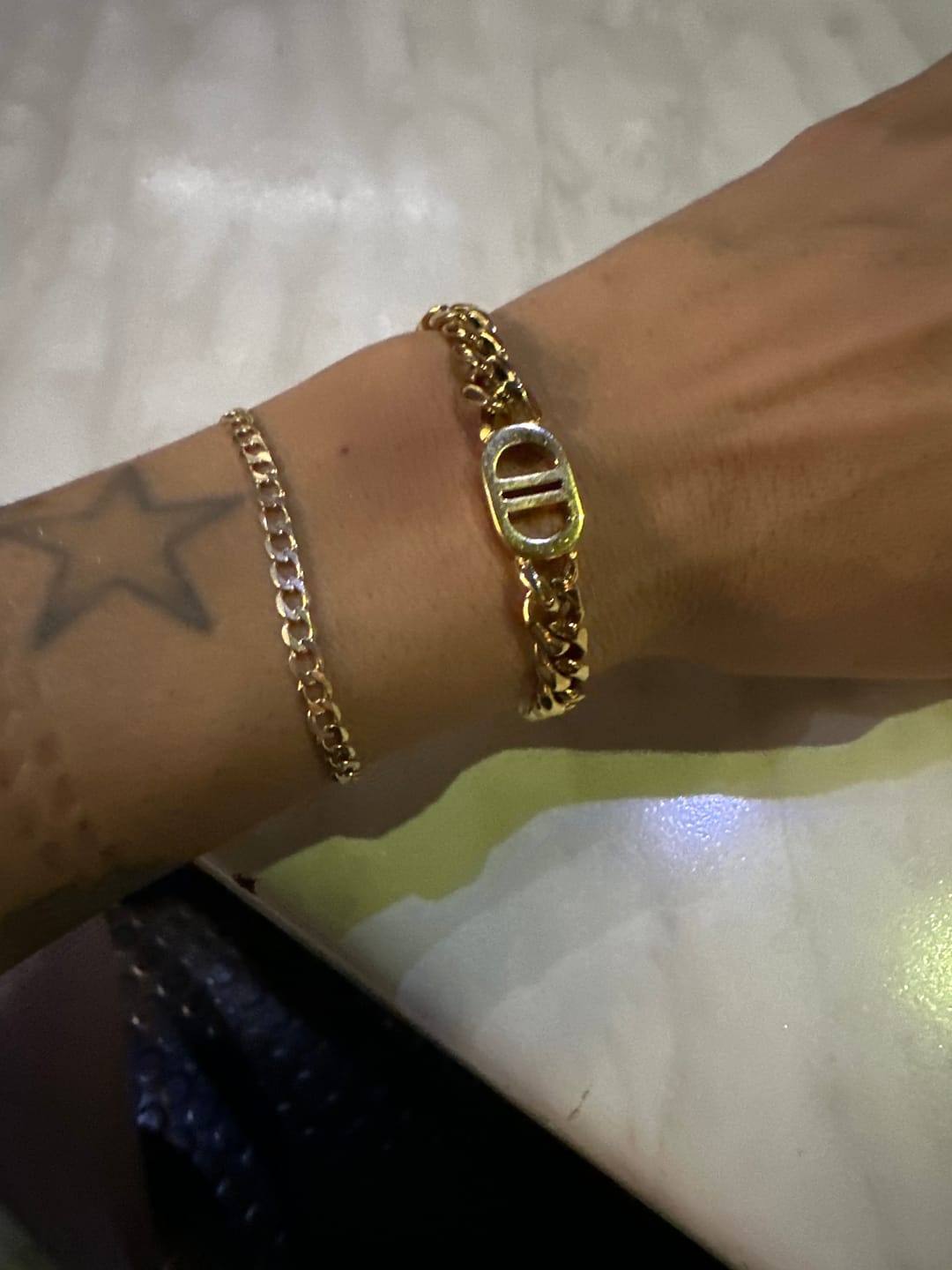 Customer photo review of Prestige Armband | 18K vergoldet